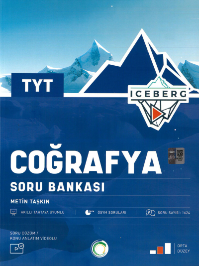 TYT ICEBERG Coğrafya Soru Bankası Orta Düzey Fotokopi GO - Tüm Sınavlarda Daha İleriye
