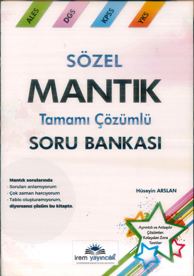SÖZEL MANTIK TAMAMI ÇÖZÜMLÜ SORU BANKASI Fotokopi GO - Tüm Sınavlarda Daha İleriye