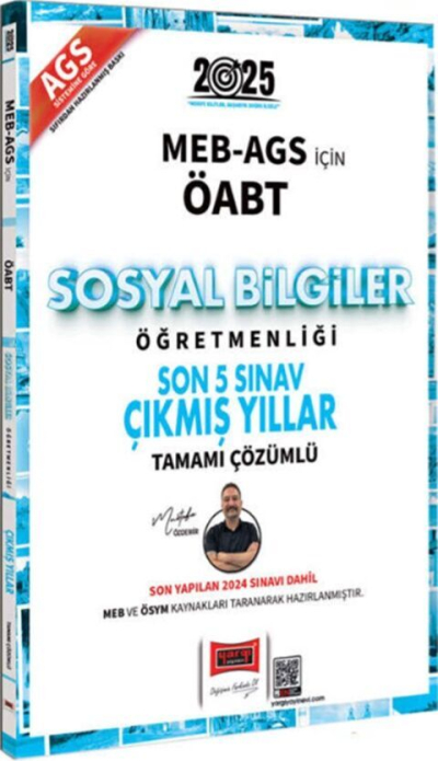 2025 MEB-AGS ÖABT Sosyal Bilgiler Öğretmenliği Son 5 Sınav Çıkmış Yıllar Yargı Yayınları Fotokopi GO - Tüm Sınavlarda Daha İleriye