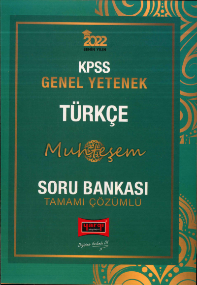 TÜRKÇE MUHTEŞEM TAMAMI ÇÖZÜMLÜ SORU BANKASI Fotokopi GO - Tüm Sınavlarda Daha İleriye