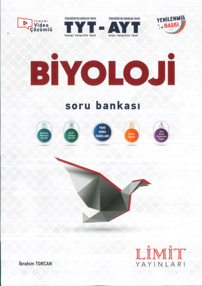 TYT AYT Biyoloji Soru Bankası Limit Yayınları Fotokopi GO - Tüm Sınavlarda Daha İleriye