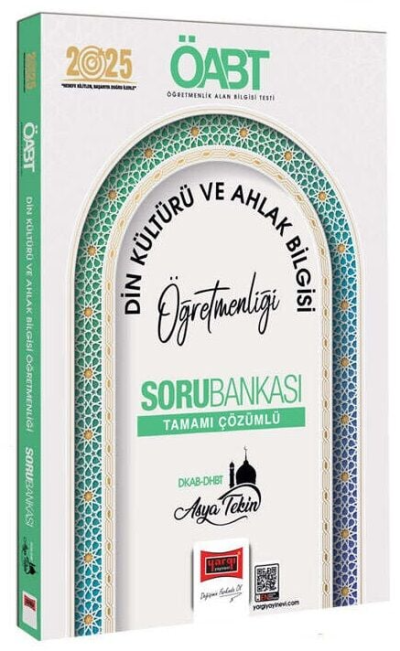 2025 ÖABT Din Kültürü ve Ahlak Bilgisi Öğretmenliği Tamamı Çözümlü Soru Bankası (Asya Tekin) Yargı Yayınları Fotokopi GO - Tüm Sınavlarda Daha İleriye