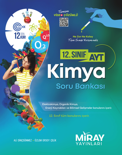 12. Sınıf AYT Kimya Soru Bankası Miray Yayınları Fotokopi GO - Tüm Sınavlarda Daha İleriye