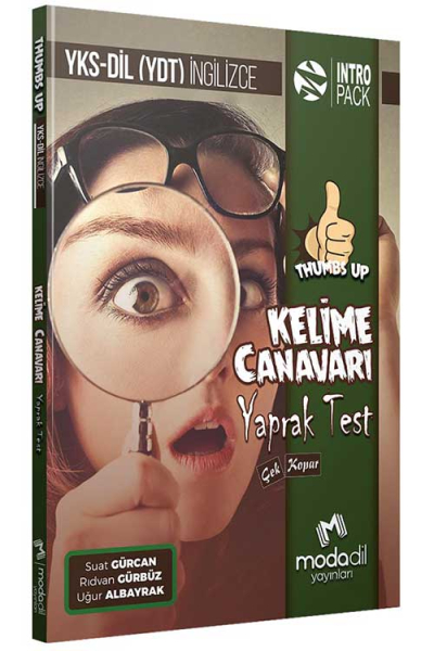 YKS-DİL Thumbs Up Kelime Canavarı Yaprak Test Modadil Yayınları Fotokopi GO - Tüm Sınavlarda Daha İleriye
