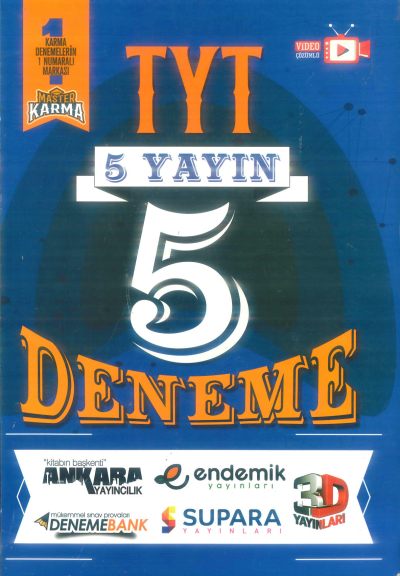 TYT MASTER KARMA 5 DENEME Fotokopi GO - Tüm Sınavlarda Daha İleriye