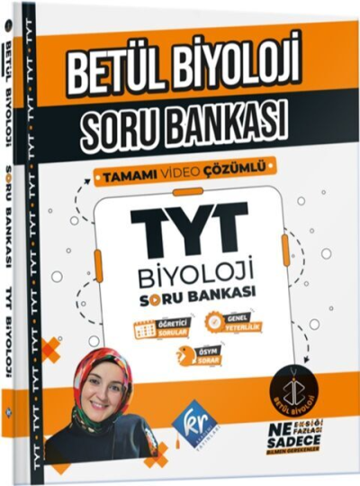 Betül Biyoloji TYT Biyoloji Soru Bankası KR Akademi Yayınları Fotokopi GO - Tüm Sınavlarda Daha İleriye