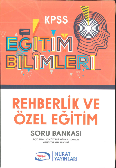 REHBERLİK VE ÖZEL EĞİTİM SORU BANKASI Fotokopi GO - Tüm Sınavlarda Daha İleriye