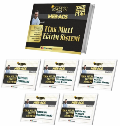 MEB-AGS Türk Milli Eğitim Sistemi DEJAVU Konu Anlatımlı 5'li Fasikül Set TKM Akademi Fotokopi GO - Tüm Sınavlarda Daha İleriye