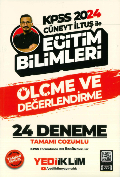 ÖLÇME VE DEĞERLENDİRME 24 DENEME TAMAMI ÇÖZÜMLÜ (CÜNEYT İLTUŞ) Fotokopi GO - Tüm Sınavlarda Daha İleriye
