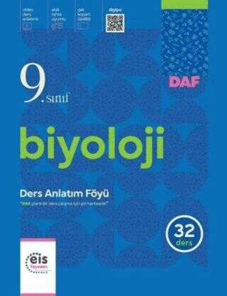 9.Sınıf DAF Biyoloji EİS Yayınları Fotokopi GO - Tüm Sınavlarda Daha İleriye