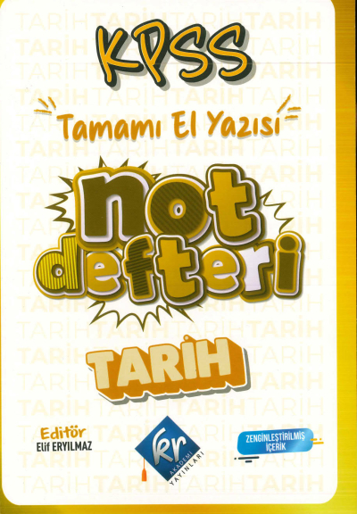 TARİH NOT DEFTERİ TAMAMI EL YAZISI Fotokopi GO - Tüm Sınavlarda Daha İleriye