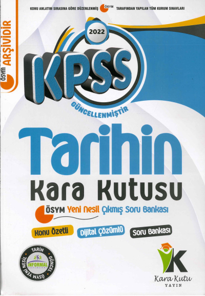 TARİHİN KARA KUTUSU KONU ÖZETLİ ÇIKMIŞ SORULAR Fotokopi GO - Tüm Sınavlarda Daha İleriye