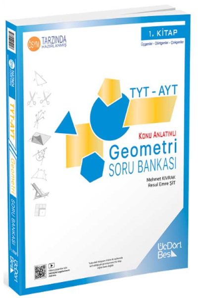 2025 Model TYT-AYT Geometri Soru Bankası Güncel Baskı Üç Dört Beş Yayınları Fotokopi GO - Tüm Sınavlarda Daha İleriye