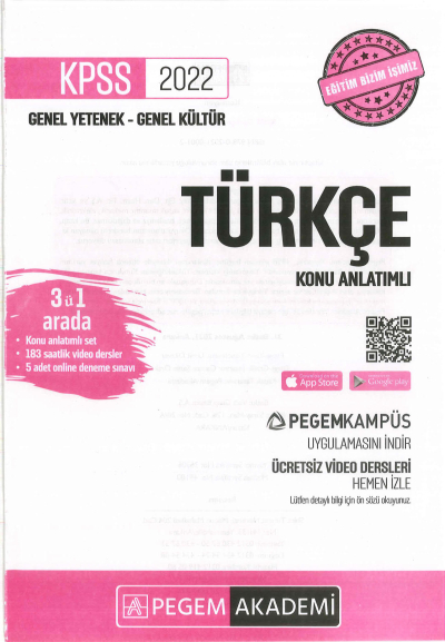 TÜRKÇE KONU ANLATIMI Fotokopi GO - Tüm Sınavlarda Daha İleriye