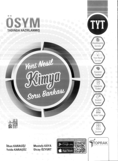 TYT YENİ NESİL KİMYA SORU BANKASI Fotokopi GO - Tüm Sınavlarda Daha İleriye
