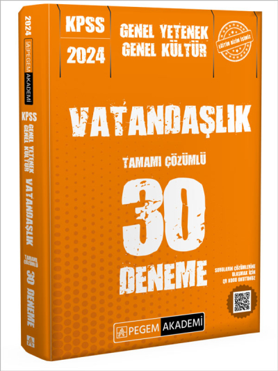 2024 KPSS Vatandaşlık 30 Deneme Fotokopi GO - Tüm Sınavlarda Daha İleriye
