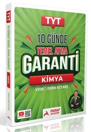 TYT Kimya 10 Günde Temel Atma Garanti Video Ders Kitabı Paraf Akademi Yayınları Fotokopi GO - Tüm Sınavlarda Daha İleriye