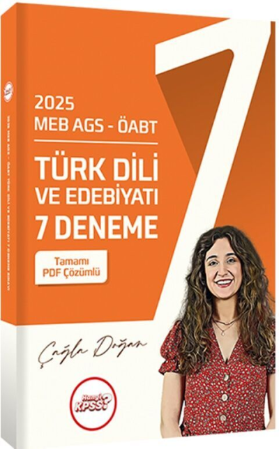2025 MEB AGS ÖABT Türk Dili ve Edebiyatı 7 Deneme Sınavı Tamamı PDF Çözümlü Hangi Kpss Fotokopi GO - Tüm Sınavlarda Daha İleriye