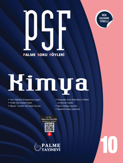 10. Sınıf Kimya PSF Palme Soru Föyü Fotokopi GO - Tüm Sınavlarda Daha İleriye