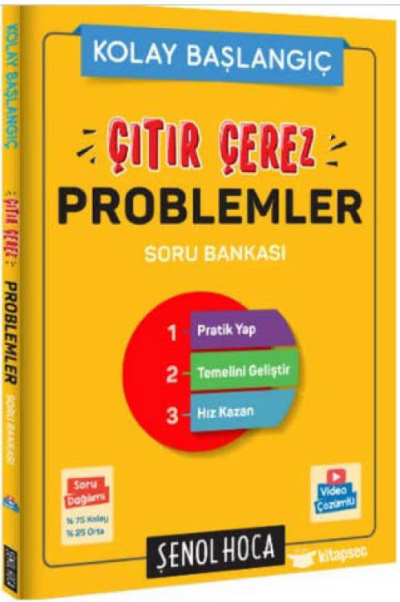 Çıtır Çerez Problemler Soru Bankası Şenol Hoca Yayınları Fotokopi GO - Tüm Sınavlarda Daha İleriye