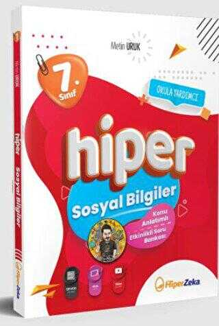7. Sınıf Hiper Sosyal Bilgiler Konu Anlatımlı & Soru Bankası Hiper Zeka Yayınları Fotokopi GO - Tüm Sınavlarda Daha İleriye