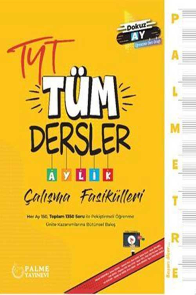 TYT Tüm Dersler Palmetre Aylık Çalışma Fasikülleri Fotokopi GO - Tüm Sınavlarda Daha İleriye