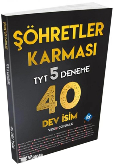 TYT Şöhretler Karması 5 Deneme 40 DEV İSİM 2024 KR Akademi Fotokopi GO - Tüm Sınavlarda Daha İleriye