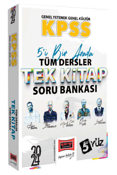 2024 KPSS Lisans GK-GY 5Yüz Ekibi Tüm Dersler Tek Kitap Soru Bankası Fotokopi GO - Tüm Sınavlarda Daha İleriye