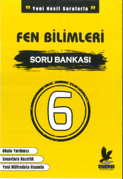 6.SINIF FEN BİLİMLERİ SORU BANKASI Apolet Yayınları Fotokopi GO - Tüm Sınavlarda Daha İleriye