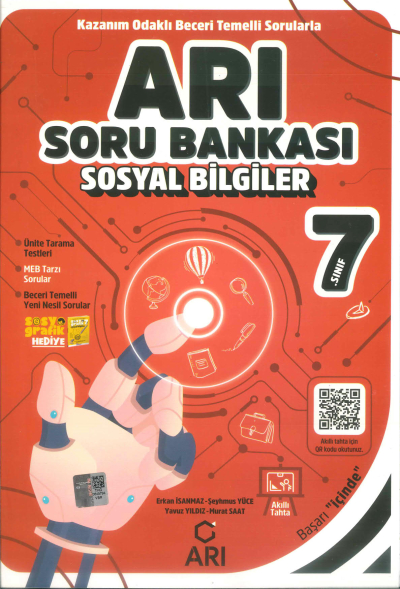 7. Sınıf Sosyal Bilgiler Arı Soru Bankası Arı Yayıncılık Fotokopi GO - Tüm Sınavlarda Daha İleriye