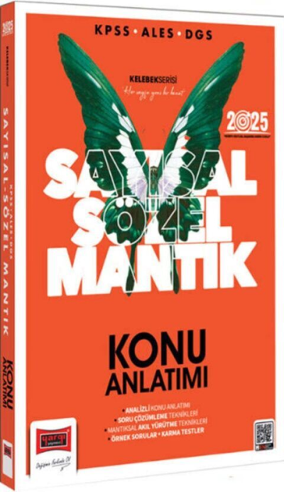 2025 KPSS ALES DGS Kelebek Serisi Sayısal Sözel Mantık Konu Anlatımı Yargı Yayınları Fotokopi GO - Tüm Sınavlarda Daha İleriye