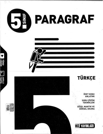 5. Sınıf Türkçe Paragraf Soru Bankası Hız Yayınları Fotokopi GO - Tüm Sınavlarda Daha İleriye