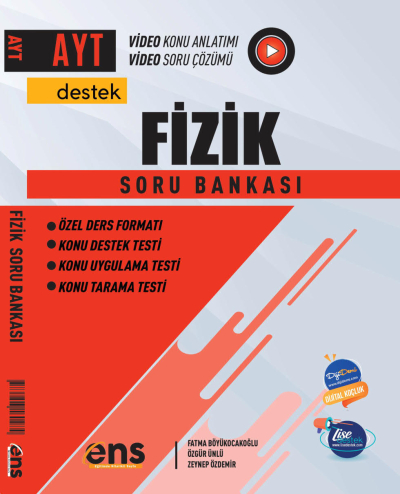 AYT Fizik Destek Soru Bankası ENS Fotokopi GO - Tüm Sınavlarda Daha İleriye