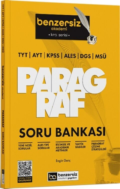 Kral Serisi Benzersiz Paragraf Soru Bankası Benzersiz Akademi Yayınları Fotokopi GO - Tüm Sınavlarda Daha İleriye