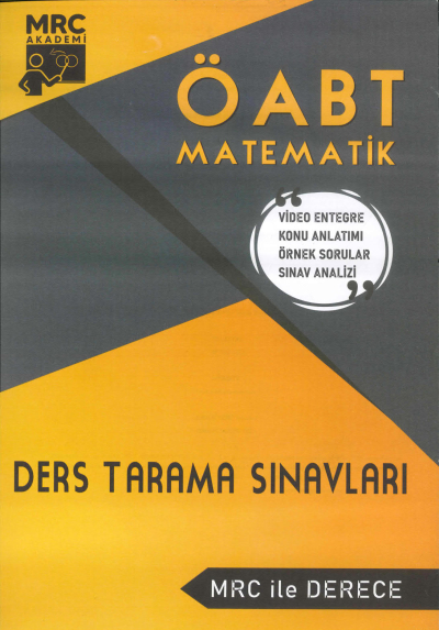 ÖABT İLKÖĞRETİM MATEMATİK DERS TARAMA SINAVLARI MRC İLE DERECE Fotokopi GO - Tüm Sınavlarda Daha İleriye