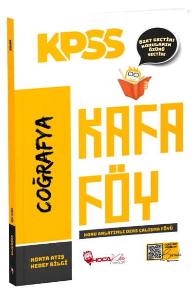 KPSS Coğrafya Konu Anlatımlı Kafa Föy Hoca Kafası Fotokopi GO - Tüm Sınavlarda Daha İleriye