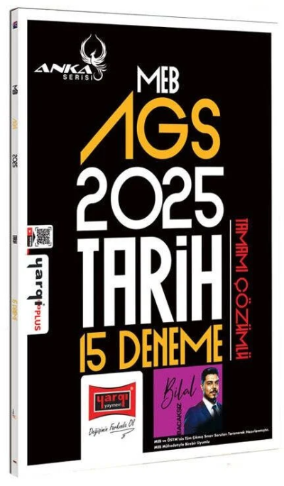 2025 MEB AGS Anka Serisi Tarih Tamamı Çözümlü 15 Deneme Yargı Yayınları