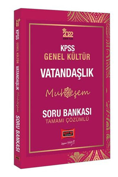 2022 KPSS Genel Yetenek Genel Kültür MUHTEŞEM VATANDAŞLIK Soru Bankası 