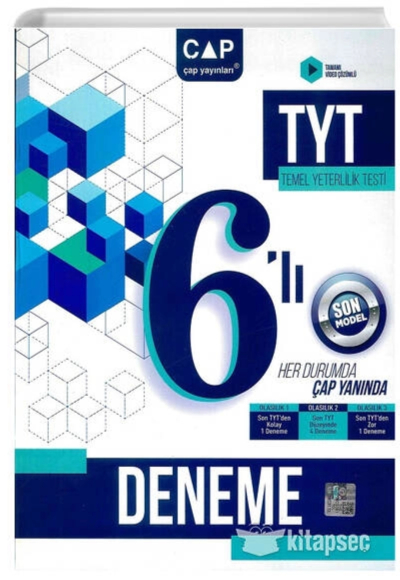 TYT 6 lı Deneme Video Çözümlü Fotokopi GO - Tüm Sınavlarda Daha İleriye