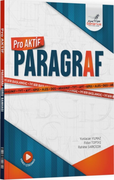 TYT AYT Paragraf Proaktif Soru Bankası Aktif Öğrenme Fotokopi GO - Tüm Sınavlarda Daha İleriye