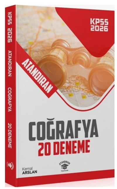 2026 KPSS Coğrafya 20 Deneme Çözümlü Atandıran Yayıncılık