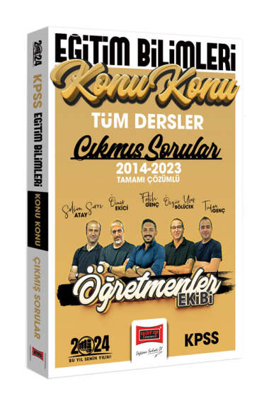 2024 KPSS Eğitim Bilimleri Öğretmenler Ekibi Tüm Dersler Tamamı Çözümlü Son 10 Yıl Konu Konu Çıkmış Sorular (2014-2023) Fotokopi GO - Tüm Sınavlarda Daha İleriye