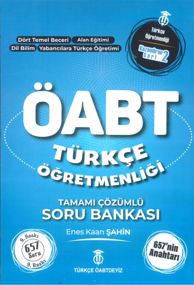 TÜRKÇE ÖĞRETMENLİĞİ TAMAMI ÇÖZÜMLÜ SORU BANKASI Fotokopi GO - Tüm Sınavlarda Daha İleriye