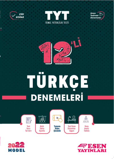 TYT 12'li Türkçe Denemeleri Fotokopi GO - Tüm Sınavlarda Daha İleriye