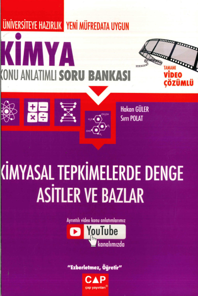KİMYASAL TEPKİMELERDE DENGE ASİTLER VE BAZLAR KONU ANLATIMLI SORU BANKASI Fotokopi GO - Tüm Sınavlarda Daha İleriye