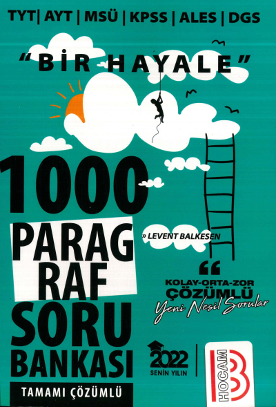 1000 PARAGRAF SORU BANKASI ÇÖZÜMLÜ Fotokopi GO - Tüm Sınavlarda Daha İleriye