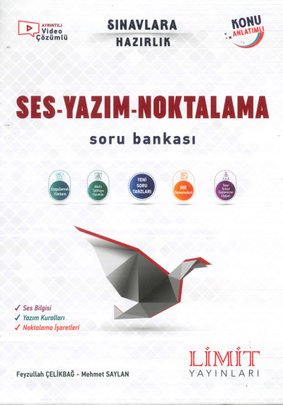 Ses- Yazım- Noktalama Soru Bankası Limit Yayınları Fotokopi GO - Tüm Sınavlarda Daha İleriye