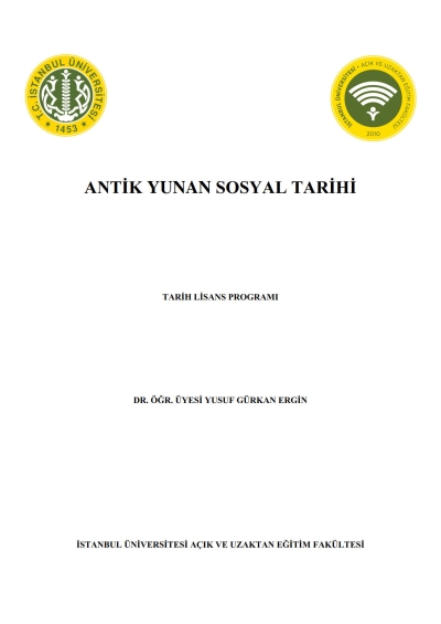 Antik Yunan Sosyal Tarihi Fotokopi GO - Tüm Sınavlarda Daha İleriye