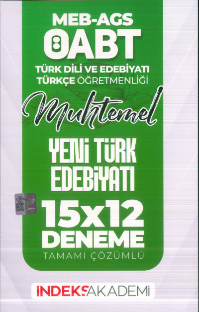 2025 ÖABT MEB-AGS Türk Dili Edebiyatı-Türkçe Yeni Türk Edebiyatı 15x12 Deneme Çözümlü İndeks Akademi Yayıncılık Fotokopi GO - Tüm Sınavlarda Daha İleriye
