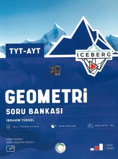 TYT-AYT ICEBERG Geometri Soru Bankası Orta Düzey Fotokopi GO - Tüm Sınavlarda Daha İleriye